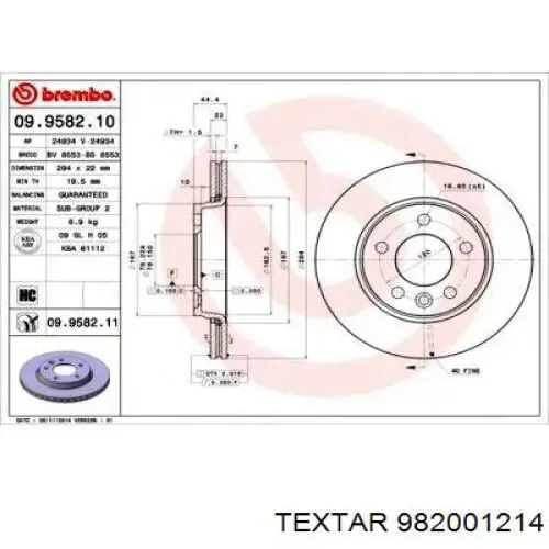Disco de freno trasero Volkswagen Transporter 7HB, 7HJ, 7EB, 7EJ