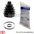 Juego de fuelles de junta homocinética delantera Toyota Corolla E12U