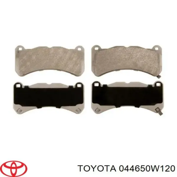 Pastillas de freno 044650W120 Toyota