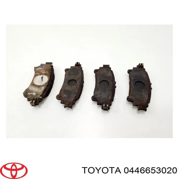 Pastillas de freno traseras 0446653020 Toyota