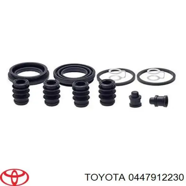 Kit de reparación de pinzas de freno trasero 0447912230 Toyota