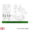 Juego de reparación de frenos delanteros Lexus RX AGL10, GGL15, GYL15