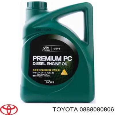 Aceite de motor TOYOTA 0888080806