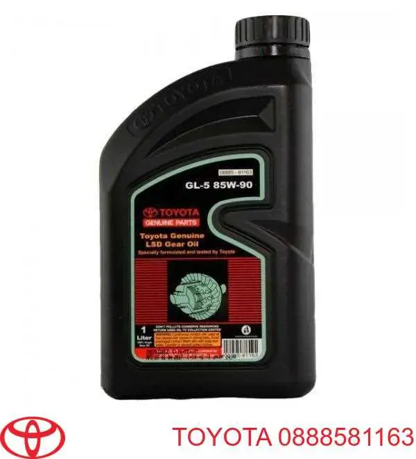 Aceite caja de cambios 0888581163 Toyota