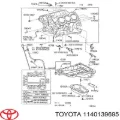 Bloque de cilindros del motor Toyota Land Cruiser J12