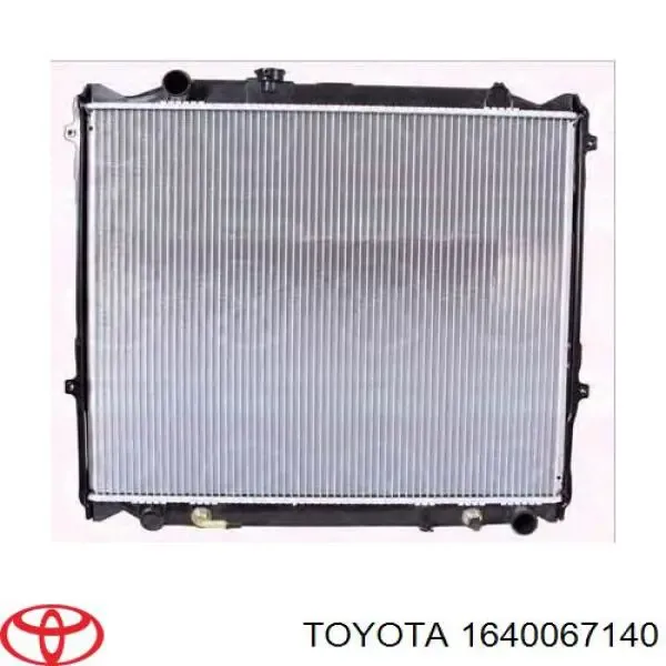 Radiador 1640067140 Toyota
