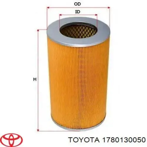 Filtro de aire 1780130050 Toyota
