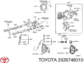 Regulador de presión de combustible Toyota Avensis T22