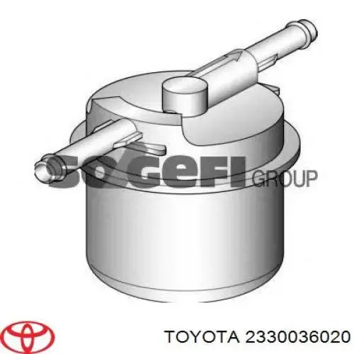 Filtro de combustible 2330036020 Toyota
