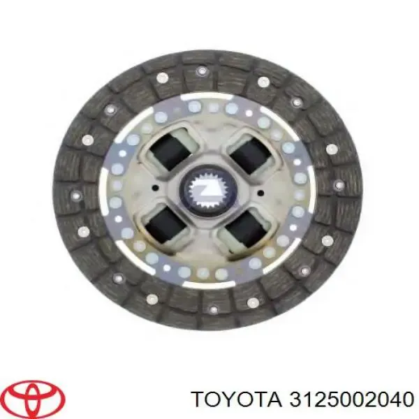 Disco de embrague 3125002040 Toyota