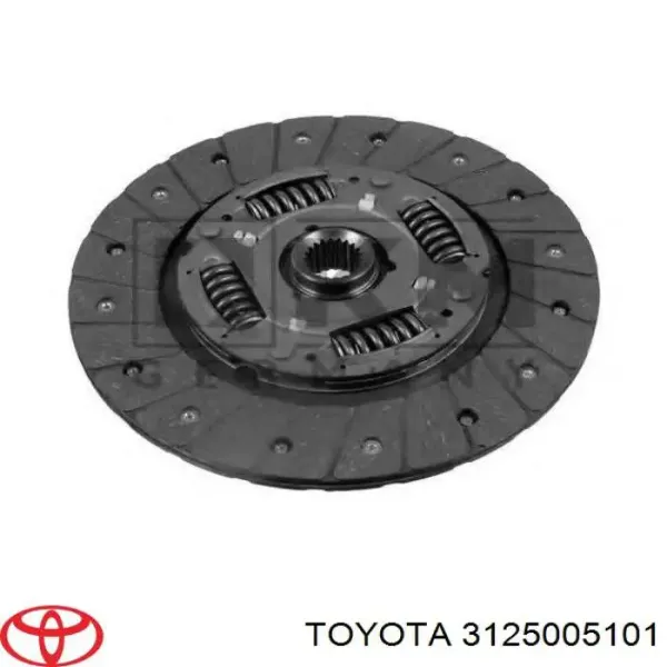 Disco de embrague 3125005101 Toyota