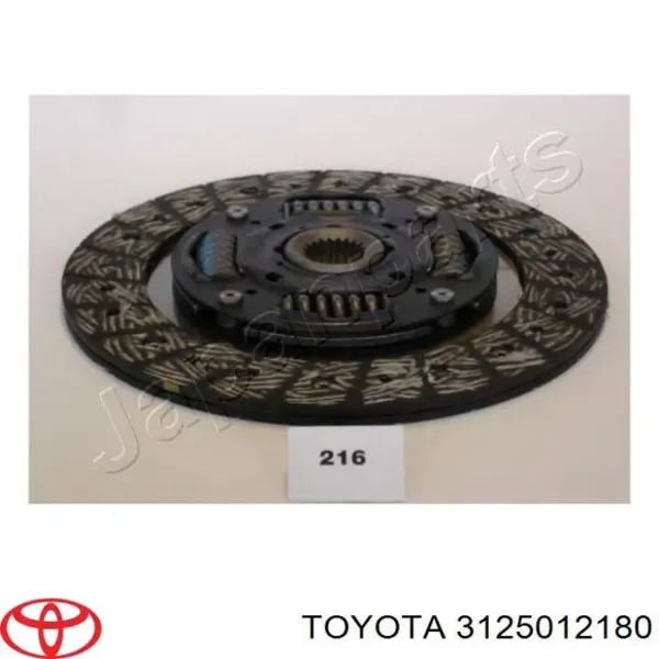Disco de embrague 3125012180 Toyota