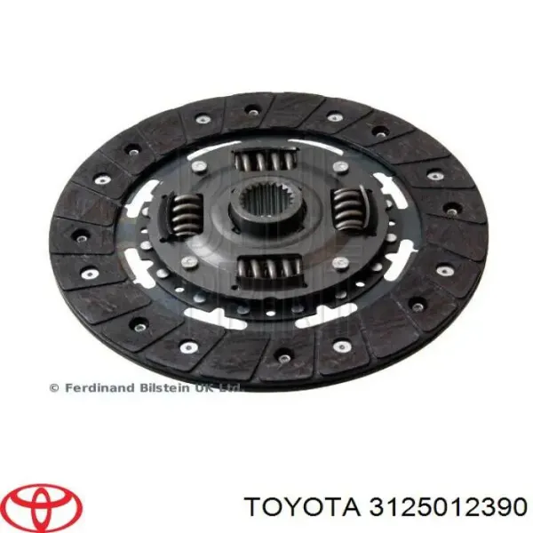 Disco de embrague 3125012390 Toyota