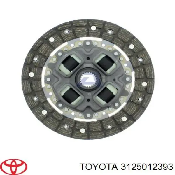 Disco de embrague 3125012393 Toyota