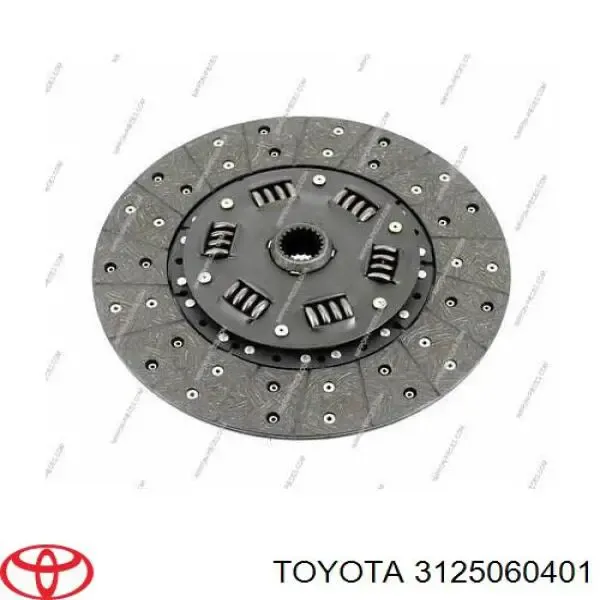 Disco de embrague 3125060401 Toyota