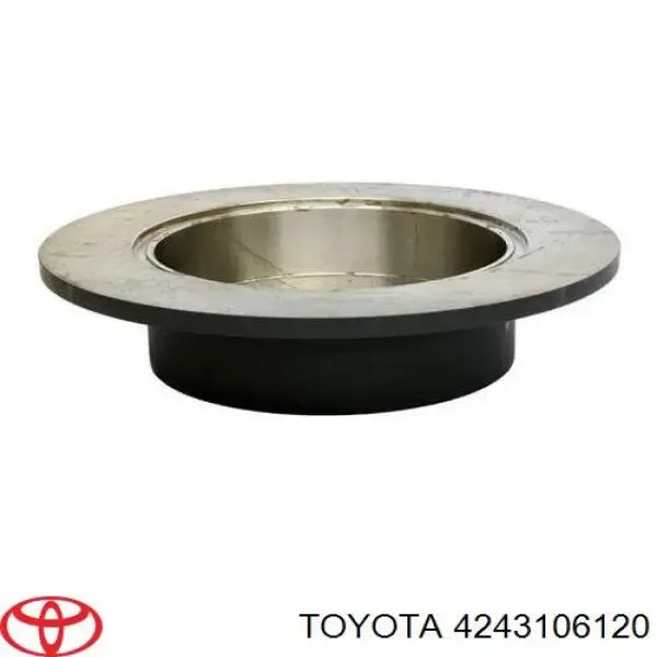 Disco de freno trasero 4243106120 Toyota
