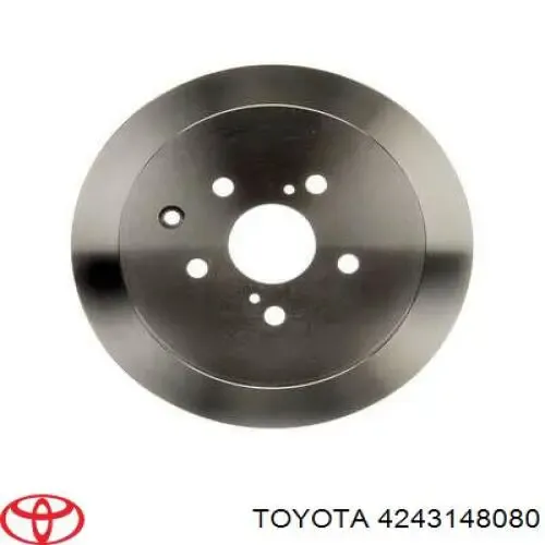 Disco de freno trasero 4243148080 Toyota