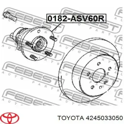 Cubo de rueda trasero derecho TOYOTA 4245033050