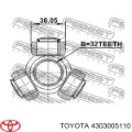 Junta homocinética interna delantera derecha Toyota Avensis T22