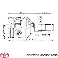 Junta homocinética interior delantera derecha Toyota Carina T17