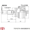 Junta homocinética interna delantera Toyota Land Cruiser J10