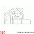 Semieje delantero izquierdo Toyota Corolla E8