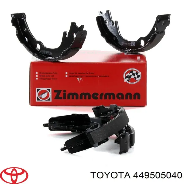 Juego de zapatas de frenos, freno de estacionamiento Toyota Corolla E12