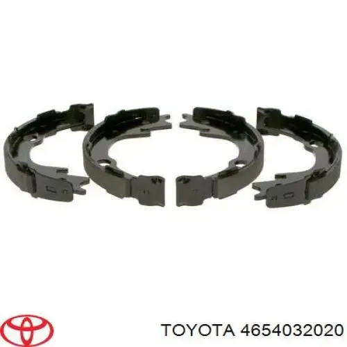 Juego de zapatas de frenos, freno de estacionamiento Toyota Corolla E12
