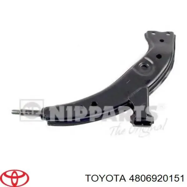 Barra oscilante, suspensión de ruedas delantera, inferior izquierda Toyota Carina 2 T15