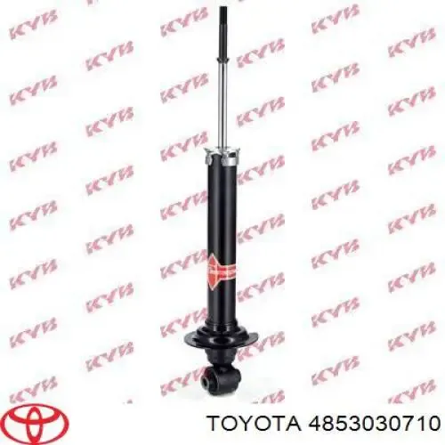 Amortiguador trasero derecho 4853030710 Toyota