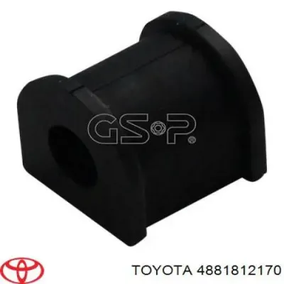 Casquillo de barra estabilizadora trasera TOYOTA 4881812170