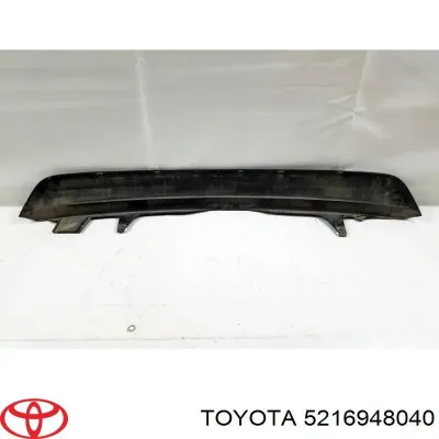 Listón embellecedor/protector, parachoques trasero TOYOTA 5216948040