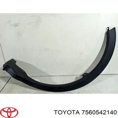 Moldura de guardabarro trasero derecho TOYOTA 7560542140