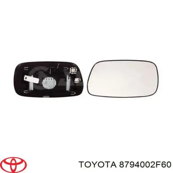 Espejo de retrovisor izquierdo 8794002F60 Toyota