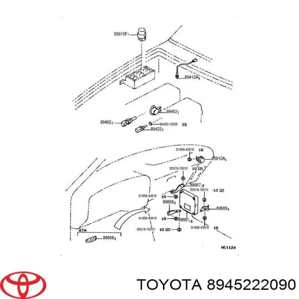 8945222090 Toyota