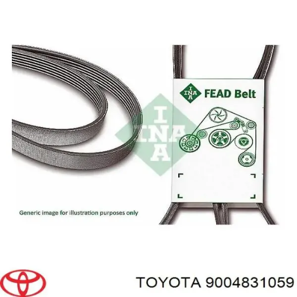 Correa de alternador 9004831059 Toyota