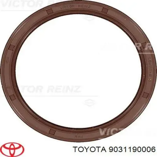 Retén de cigüeñal 9031190006 Toyota