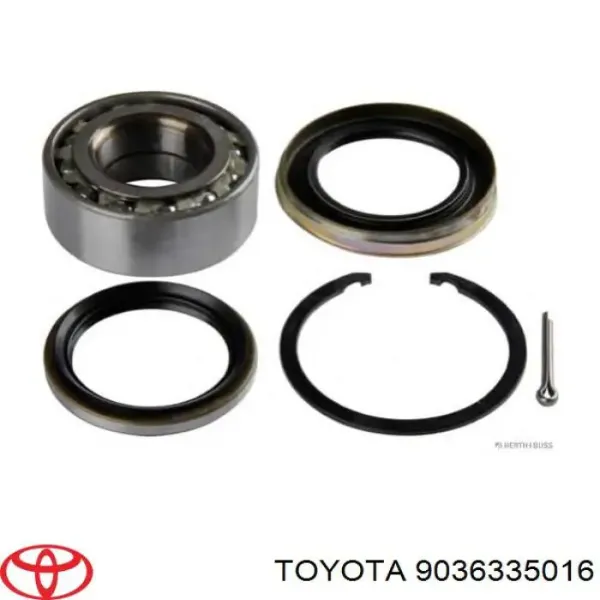 Cojinete de rueda delantero 9036335016 Toyota
