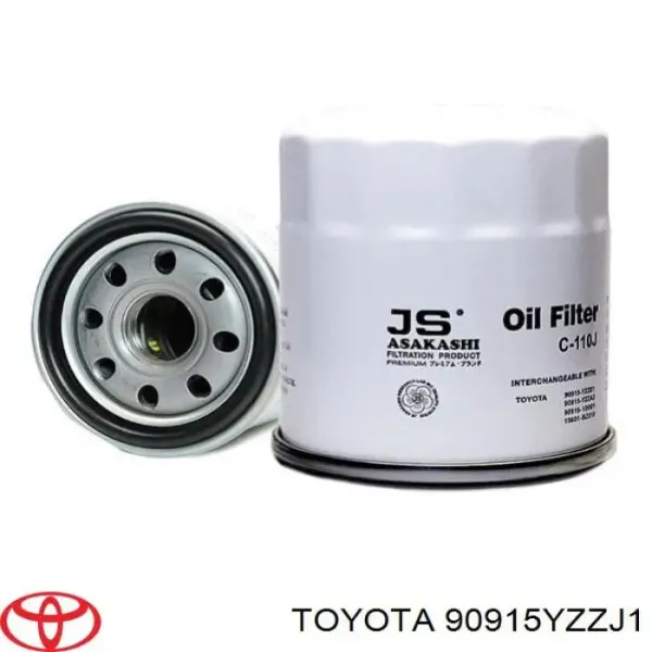 Filtro de aceite 90915YZZJ1 Toyota