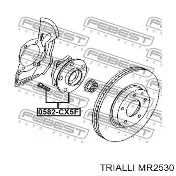 Cubo de rueda delantero Mazda CX-5 1 KE, GH