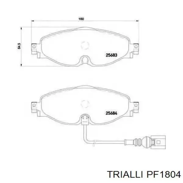 Pastillas de freno delanteras Volkswagen Passat 3G2, CB2