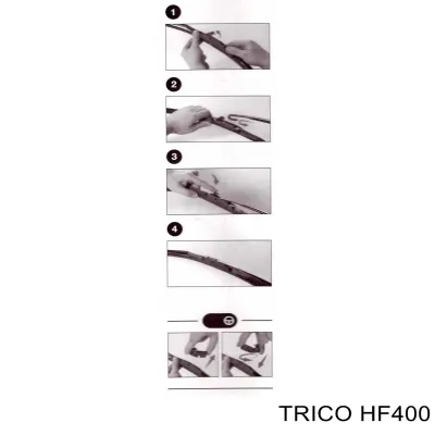Escobilla del limpiaparabrisas del lado del pasajero TRICO HF400