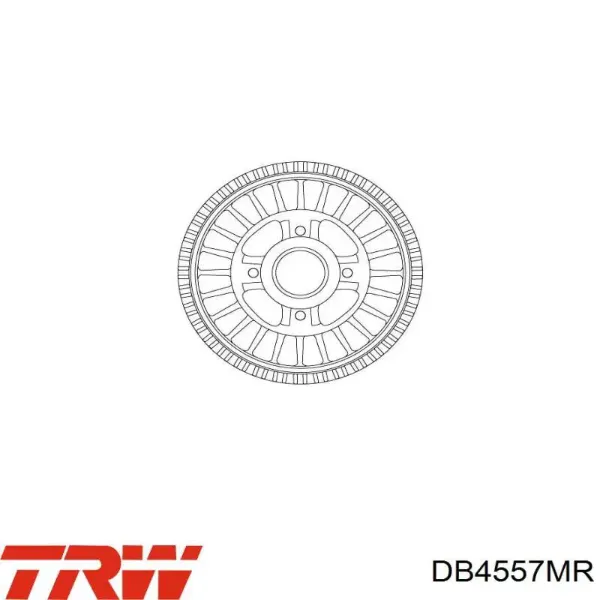 Tambor de freno trasero EX81151DM Euroex
