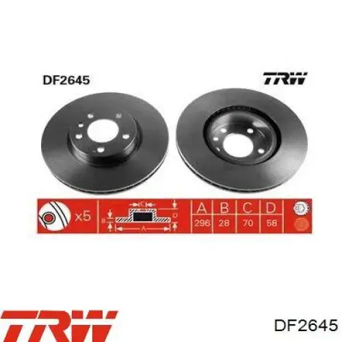Disco de freno 2527GLT5 Rotinger