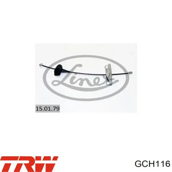 Cable de freno de estacionamiento delantero 303014 Beca Cables