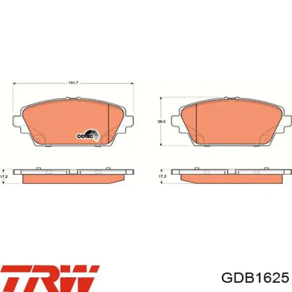 Pastillas de freno delanteras BMW 1 E81, E87