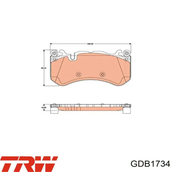 Pastillas de freno 4G0698151AE VAG