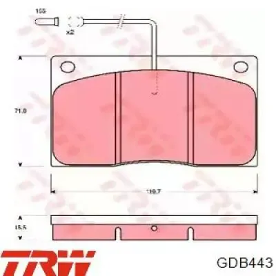 Pastillas de freno FD211V Necto