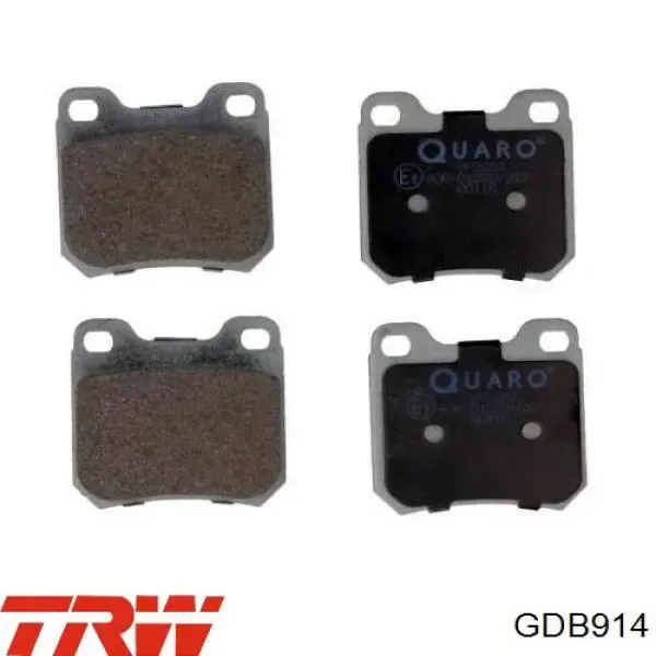 Pastillas de freno traseras FD6274A Necto