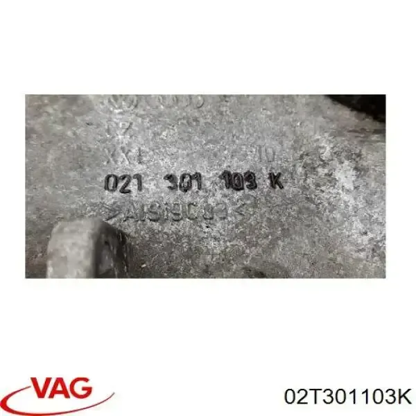 Carcasa de caja de cambios 02T301103K VAG
